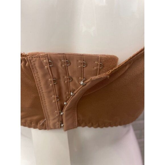 Rhonda Shear Tan / Brown Pin-Up Bralette Size XL NWT - Picture 8 of 11